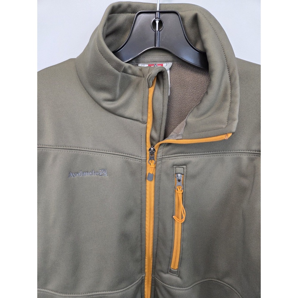 Avalanche Weather Shield Olive Water Resistant Mens Parka Jacket Lightweight Med